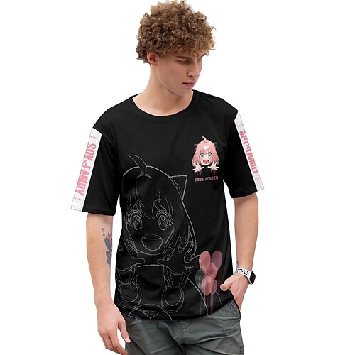 

Inspired by Spy x Family Spy Family Loid Forger Yor Forger Anya Forger T-shirt Cartoon Manga Anime Harajuku Graphic Kawaii T-shirt For Men's Women's Unisex Adults' 3D Print 100% Polyester