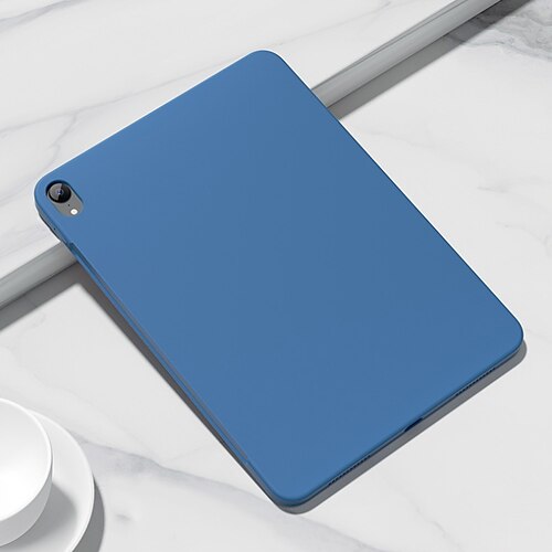 

Tablet Case Cover For Apple iPad Air 5th iPad 10.2'' 9th 8th 7th iPad Pro 12.9'' 5th iPad mini 6th 2021 2020 iPad Pro 11'' 3rd Full Body Protective Ultra Thin Shockproof Solid Colored Silicone