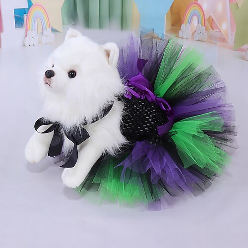 

Summer New Pet Dog Clothes Princess Skirt Small and Medium Pet Mesh Dress Cat Dress