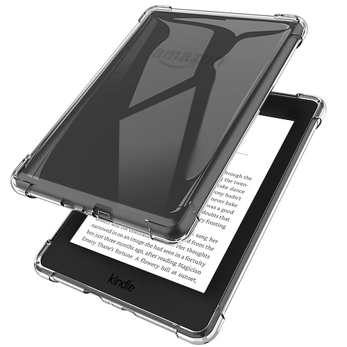 

Tábua Capa da Caixa Para Amazon Kindle Fire HD 10 / Plus 2021 Fire HD 8 / Plus 2020 Fire HD 10 2019/2017 Fire HD 8 (2017) Kindle Oasis 7,0 polegadas Transparente Antichoque Cor Sólida TPU