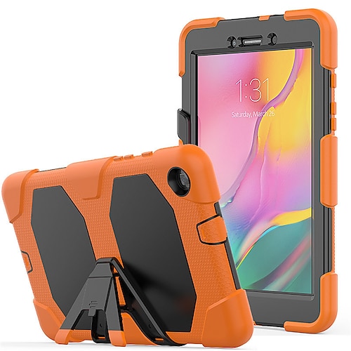 

Tablet Case Cover For Samsung Galaxy Tab A 8.0"" 2019 Portable with Stand Full Body Protective TPU PC Silicone