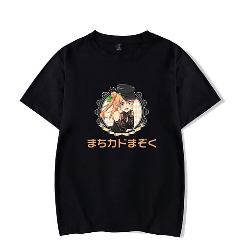 

Inspired by The Demon Girl Next Door Yoshida Yuuko T-shirt Anime 100% Polyester Anime Harajuku Graphic Kawaii T-shirt For Men's / Women's / Couple's
