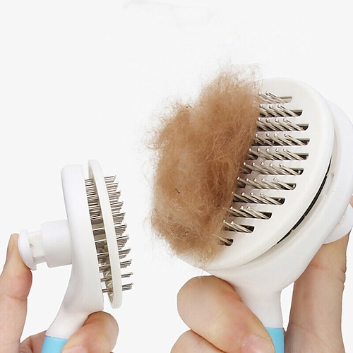 

Pet Dog Cat Hair Remover Combs Grooming Brush Automatic Pet Hair Brush Trimmer Cat Grooming Supply Brush Cats Grooming Supply