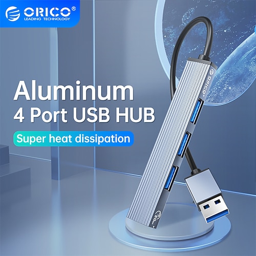 

ORICO USB 3.0 HUB Aluminum 4 Port USB 3.0 2.0 Multi Splitter OTG Adapter Portable TF Dock For Macbook Pro PC Computer Accessories