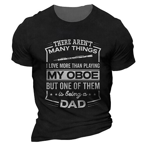 

Men's Unisex T shirt 3D Print Graphic Prints Letter Crew Neck Street Daily Print Short Sleeve Tops Casual Designer Big and Tall Sports Black Army Green Khaki