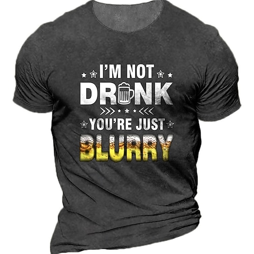 

Men's Unisex T shirt Tee 3D Print Graphic Prints Letter Crew Neck Street Daily Print Short Sleeve Tops Casual Designer Big and Tall Sports Black Army Green