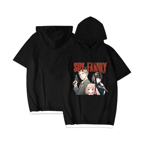 

Inspired by SPY×FAMILY Loid Forger Yor Forger Anya Forger Hoodie Cartoon Poly / Cotton Anime Harajuku Graphic Kawaii Hoodie For Men's / Women's / Couple's