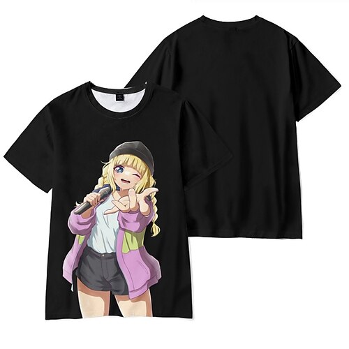 

Inspired by Ya Boy Kongming! Tsukimi Eiko Zhuge Kongming T-shirt Anime 100% Polyester Anime Harajuku Graphic Kawaii T-shirt For Men's / Women's / Couple's