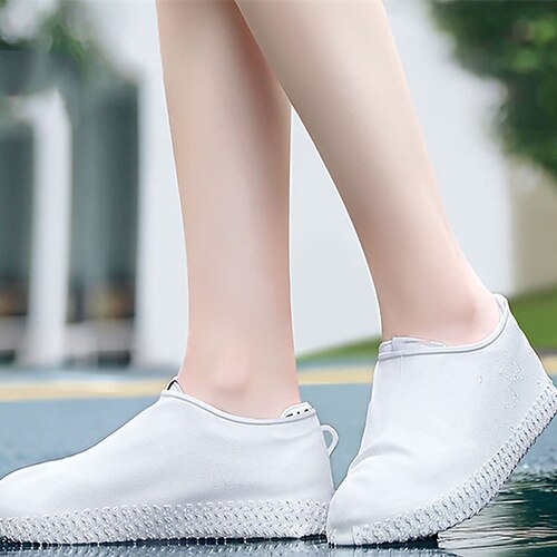 

1 Pair Reusable Latex Waterproof Rain Shoes Covers Slip-Resistant Rubber Rain Boot Overshoes S/M/L Shoes Accessories