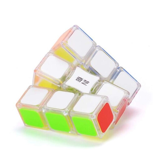 

qy brinquedos 1x3x3 super disquete sem adesivo cubo mágico 3x3x1 títulos transparentes versão cubo de velocidade