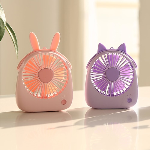 

WT-F14 Desk Fan Portable Quiet Operation 2000mAh Battery Strong Airflow 3 Speed USB Charging Electric Fan