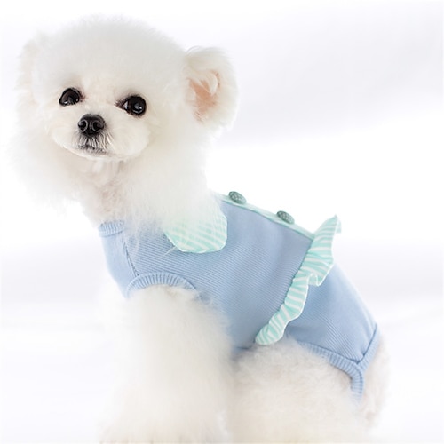 

Dogs Dresses Daisy Eelgant Princess Doggie Dress for Small Dogs with Flowers Decor Spring Summer