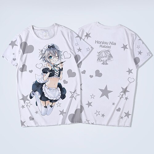 

Inspired by Date A Live Tohka Yatogami Tokisaki Kurumi T-shirt Cartoon 100% Polyester Anime Harajuku Graphic Kawaii T-shirt For Men's / Women's / Couple's