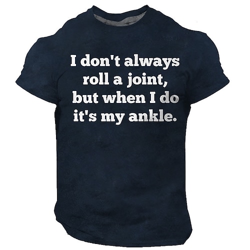 

Men's Unisex T shirt 3D Print Graphic Prints Letter Crew Neck Street Daily Print Short Sleeve Tops Casual Designer Big and Tall Sports Black Khaki Dark Green