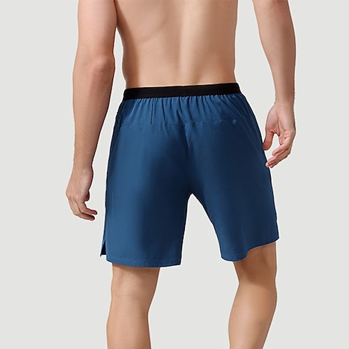 

Men's Casual / Sporty Active Shorts Drawstring Pocket Zipper Pocket Short Pants Sports Outdoor Casual Micro-elastic Color Block Breathable Quick Dry Mid Waist Gray Green Black Blue S M L XL XXL