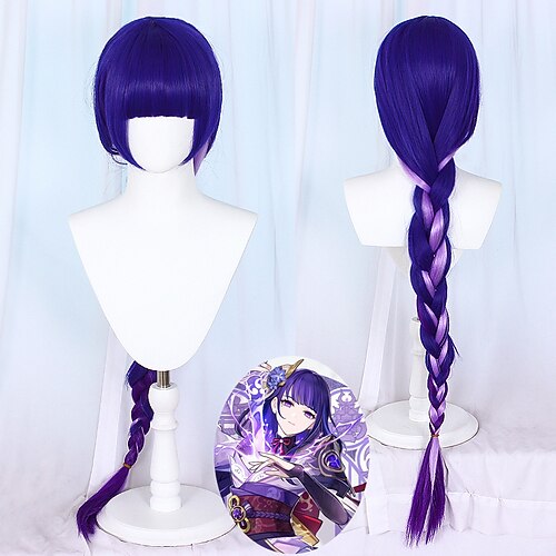 

Cosplay Cosplay Cosplay Wigs Women's Straight bangs 105 inch Heat Resistant Fiber Dry Gradient Adults' Anime Wig