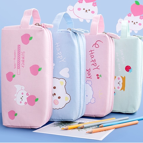 Pencil Case Pen Pouch Marker Bag Wear-Resistant Multifunction With