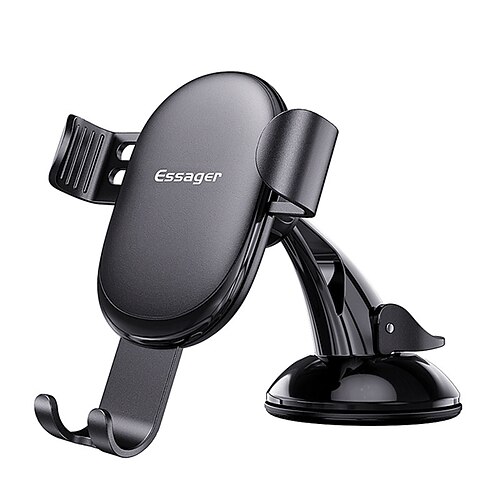

Essager Gravity Car Phone Holder For Samsung Xiaomi Universal Mount Sucker Holder For Phone in Car Mobile Phone Holder Stand Car Dashboard
