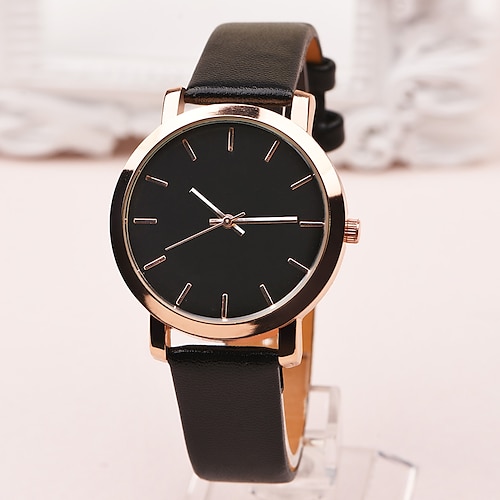 

Oktime Quartz Watch for Women Analog Quartz Stylish Minimalist Waterproof Metal PU Leather Friends Birthday / One Year