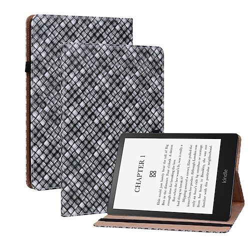 

Tablet Case Cover For Amazon Kindle Fire HD 10 / Plus 2021 Fire HD 8 / Plus 2020 Fire HD 8 (2017) Paperwhite 6.8'' 11th Card Holder with Stand Flip Geometric Pattern TPU PU Leather