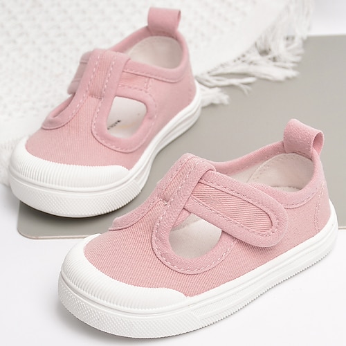 

Girls' Sneakers Sports & Outdoors Comfort Princess Shoes School Shoes Canvas Breathability Sporty Look Little Kids(4-7ys) Toddler(2-4ys) Home Daily Walking Shoes LeisureSports Light Pink Spring Summer