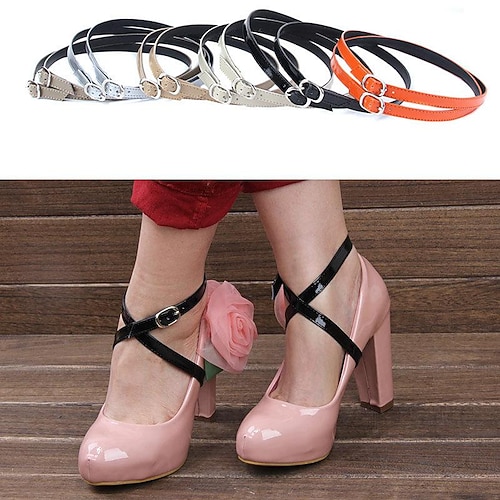 

Women's PU Leather Shoelace Casual / Daily Silver / Nude / White / Black 2 Pieces All Seasons