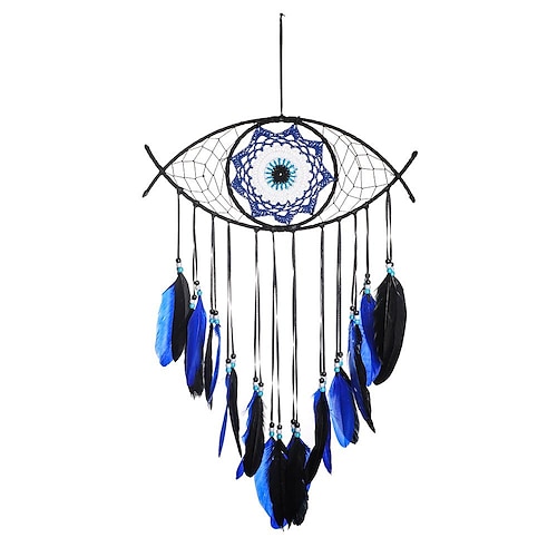 

devil's eye home decoration dream catcher wall hanging colorful feather room decoration dream catcher wind chime pendant