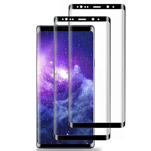 

Galaxy Note 9 Screen Protector (2-Pack) Tempered Glass Screen Protector Force Resistant up to 11 pounds Full Screen Coverage Case Friendly for Note 9