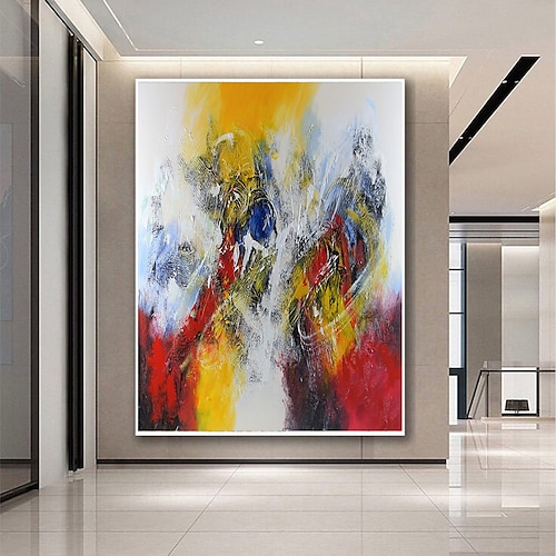 

Handmade Oil Painting CanvasWall Art Decoration Abstract Knife Painting Landscape For Home Decor Rolled Frameless Unstretched Painting