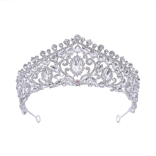 

Crystal / Alloy Crown Tiaras with Crystal / Rhinestone 1 PC Wedding / Special Occasion Headpiece