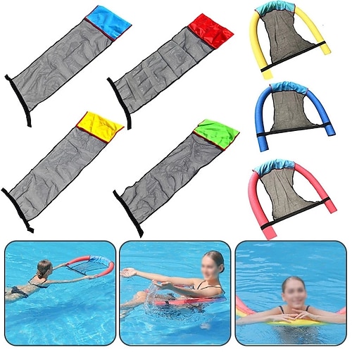 

Pool Floats,Swimming Pool Mat Inflatable Floating Ring Hammock Water Pool Mattress Float Lounger Toys Swimming Pool Chair Swim Ring Bed,Inflatable for PoolCandy