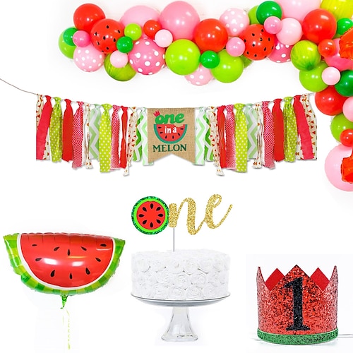

Set of Hawaiian Luau Party Decorations , Tropical Party Balloons, Palm Leaves, Flower Banner, Hibiscus Flowers, Pineapple, for Summer Party Supplies Beach Party Wedding Birthday Party For Adult