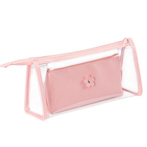 

PencilCasePenPouchMarkerBag Waterproof Wear-Resistant Transparent PVC for School Office Student