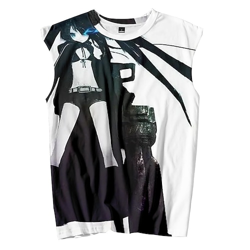 

Inspired by Skeleton Knight in Another World Arc Ariane Cosplay Costume T-shirt 100% Polyester Pattern Harajuku Graphic Kawaii Vest For Men's / Sleeveless