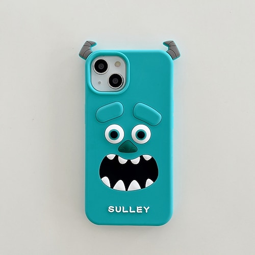 

Phone Case For Apple Back Cover iPhone 13 Pro Max 12 11 SE 2022 X XR XS Max 8 7 Bumper Frame Dustproof Soft Edges 3D Cartoon Silicone