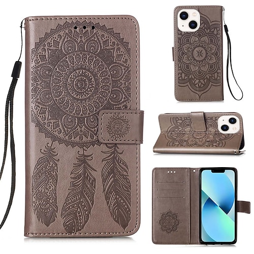 

Phone Case For Samsung Galaxy Wallet Card S21 Ultra Plus S22 Ultra Plus FE S21 FE A72 A52 Galaxy A22 5G Galaxy A22 4G Samsung A13 5G Wallet with Stand with Wrist Strap Solid Colored PU Leather