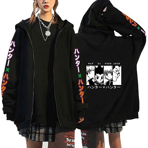 

Inspired by Hunter X Hunter Killua Zoldyck Anime Cartoon 100% Polyester Anime Harajuku Graphic Kawaii Outerwear For Men's / Women's / Couple's