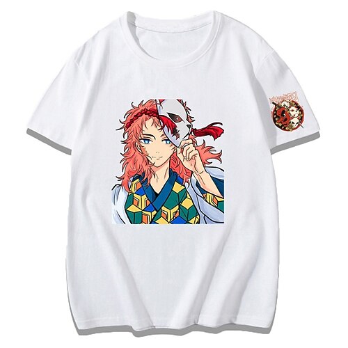

Inspired by Demon Slayer: Kimetsu no Yaiba Sabito T-shirt Anime 100% Polyester Anime Harajuku Graphic Kawaii T-shirt For Men's / Women's / Couple's