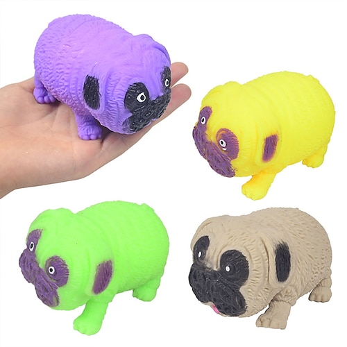 

3/4/5/6 pcs Antistress Dog Toy Cute Puppy Soft Toy Fidget Toys Puzzle Creative Simulation Decompression Toy Puppy Soft Toy Fidget Toys