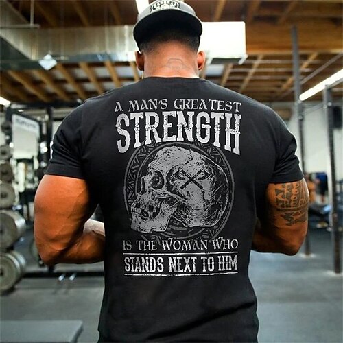 

Men's T shirt 3D Print Graphic Letter Crew Neck Street Casual Print Short Sleeve Tops Basic Fashion Classic Comfortable Black