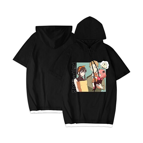 

Inspired by SPY×FAMILY Loid Forger Yor Forger Anya Forger Hoodie Cartoon Poly / Cotton Anime Harajuku Graphic Kawaii Hoodie For Men's / Women's / Couple's