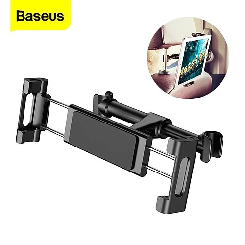 

Baseus Car Rear Seat Headrest Fixing Bracket 360 Degree Car Rear Seat Tablet PC Phone Holder