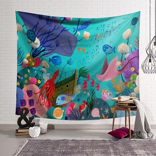 

Wall Tapestry Art Decor Blanket Curtain Hanging Home Bedroom Living Room Decoration Polyester