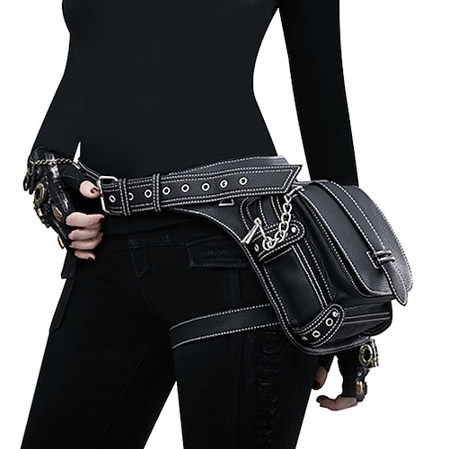 

Plague Doctor Retro Vintage Punk & Gothic Steampunk 17th Century Back To School Fanny Pack Men's Women's Costume Vintage Cosplay Party / Evening Bag Masquerade