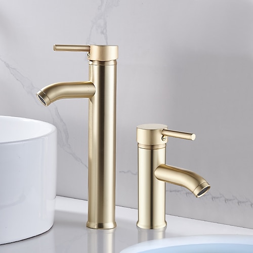 

Bathroom Sink Faucet - Classic Electroplated Centerset Single Handle One HoleBath Taps