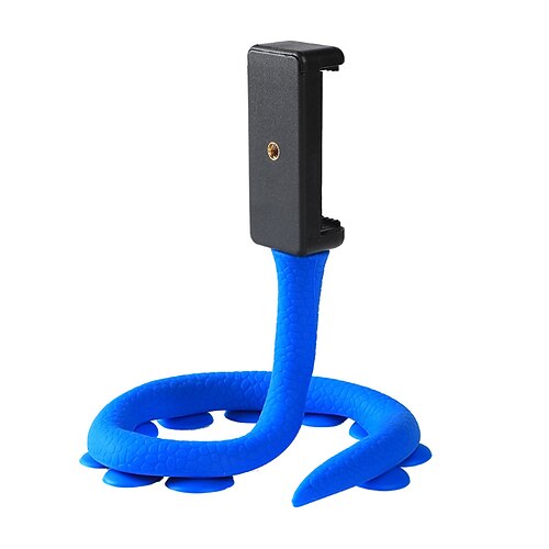 

Phone Stand Portable Adjustable Suction Cup Phone Holder for Desk Selfies / Vlogging / Live Streaming Compatible with All Mobile Phone Phone Accessory