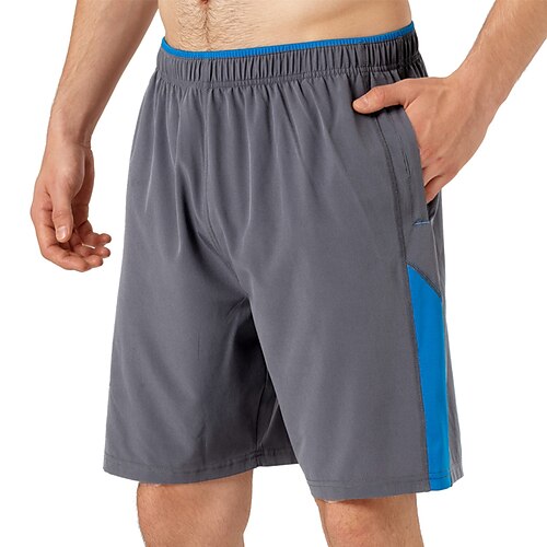 

Men's Classic Style Fashion Active Shorts Elastic Waist Short Pants Sports Outdoor Casual Micro-elastic Color Block Comfort Breathable Mid Waist BlackGrey ArmyGreen Dusty Blue Dark Gray Navy Blue S