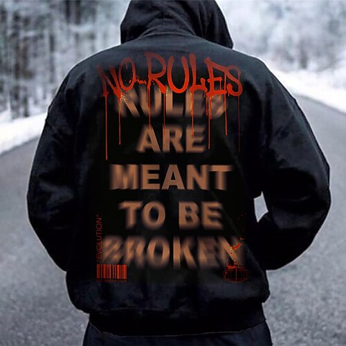 

Men's Unisex Pullover Hoodie Sweatshirt Graphic Prints Letter Print Daily Sports 3D Print Designer Casual Hoodies Sweatshirts Green Orange Red