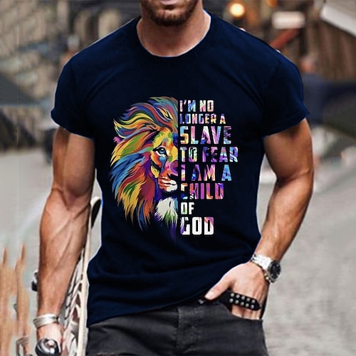 

Men's Unisex T shirt Tee Letter Crew Neck Black Print Outdoor Street Short Sleeve Print Clothing Apparel Sports Designer Casual Big and Tall / Summer / Summer