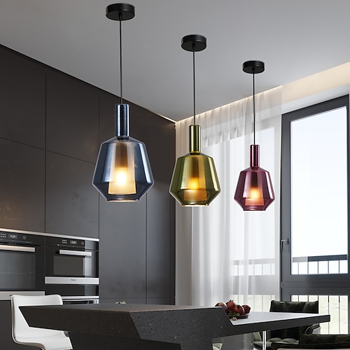 

17cm Pendant Lantern Design Geometric Shapes Pendant Light Glass Formal Style Modern Style Novelty Nature Inspired Nordic Style 220-240V